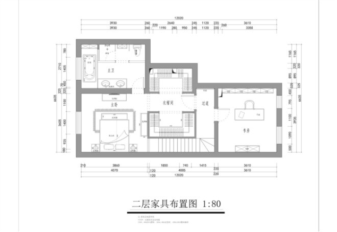 121平米复式北京富国里现代简约风格装修效果图